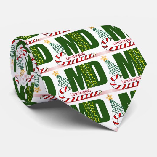 Urologe FROHE WEIHNACHT-DOKTOR PHYSICIAN Krawatte (Gerollt)