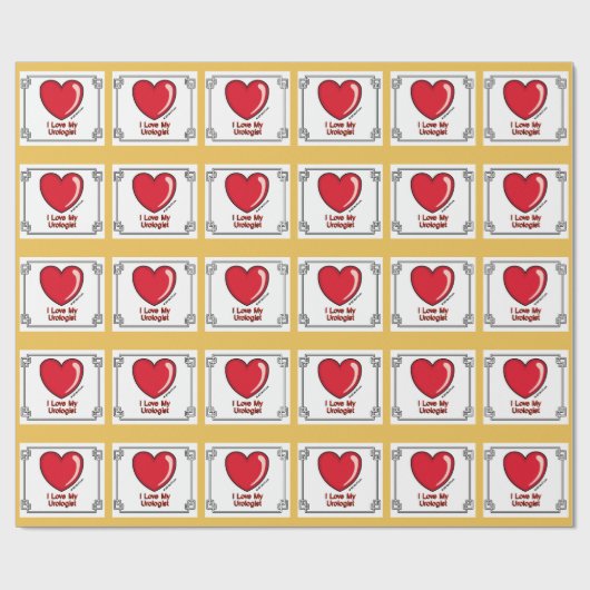 Urologe Geschenkpapier (Flach)