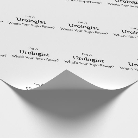 Urologe Geschenkpapier (Ecke)
