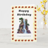 Urologe Happy Birthday Gruß Karte (Gelbe Blume)