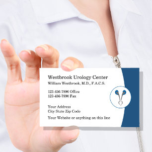 Urologe Medical Urology Business Cards Visitenkarte