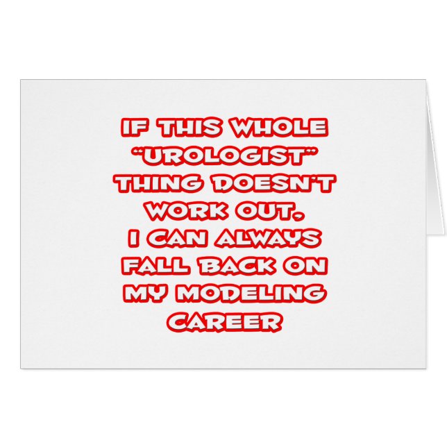 Urologe Spaß ... Modellieren (Vorderseite (Horizontal))