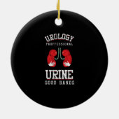 Urologe Urin Gute Hände Urologie Puns Urologie Keramik Ornament (Hinten)