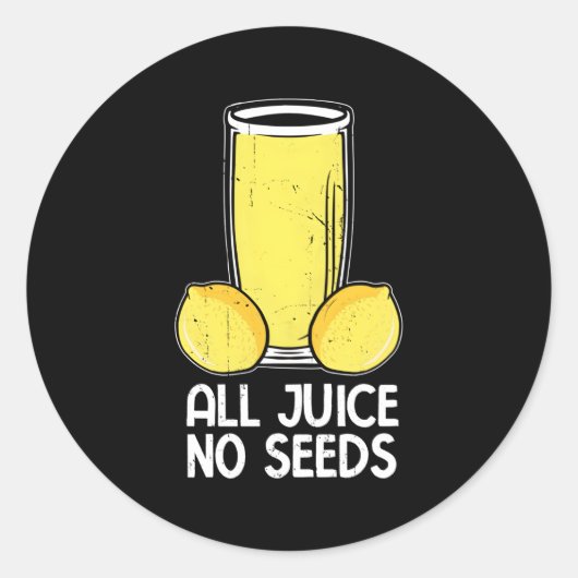 Urologe Vasektomie Alle Säfte ohne Samen Runder Aufkleber (Vorderseite)