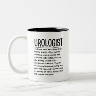 Urologe Zweifarbige Tasse