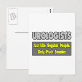 Urologen...klüger Postkarte (Vorne/Hinten)