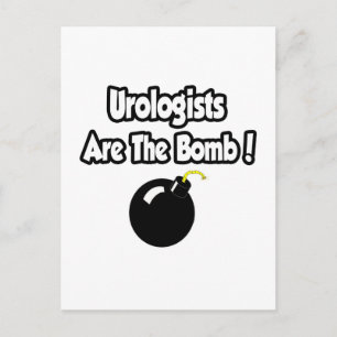 Urologen sind die Bombe! Postkarte