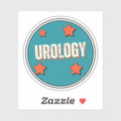 Urologie Aufkleber (Blatt)