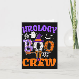 Urologie Boo Crew Gruseliger Geist Lustiges Hallow Karte