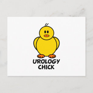 Urologie Chick Postkarte