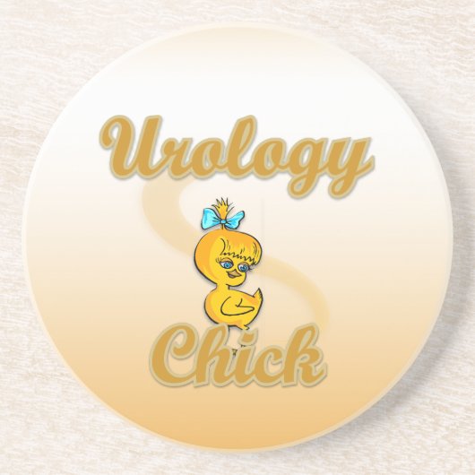 Urologie Chick Sandstein Untersetzer (Vorne)