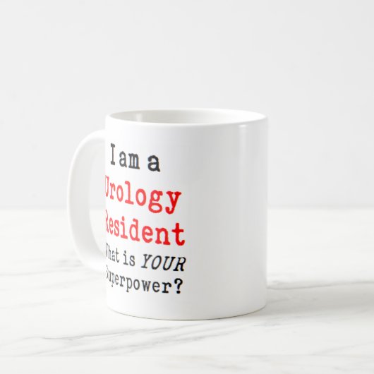 Urologie Kaffeetasse (Vorderseite Links)