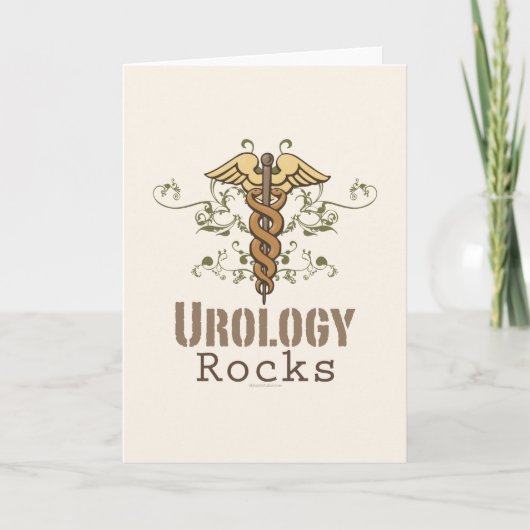 Urologie Rocks Urologist Grußkarte Karte (Vorderseite)