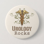 Urologie schaukelt Urologe-Knopf Button (Vorderseite)
