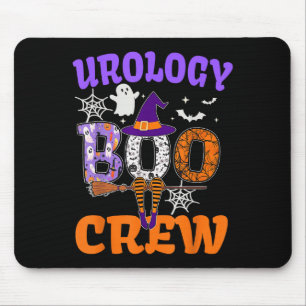Urology Boo Crew Soky Ghost Funny Halloween Gruppe Mousepad