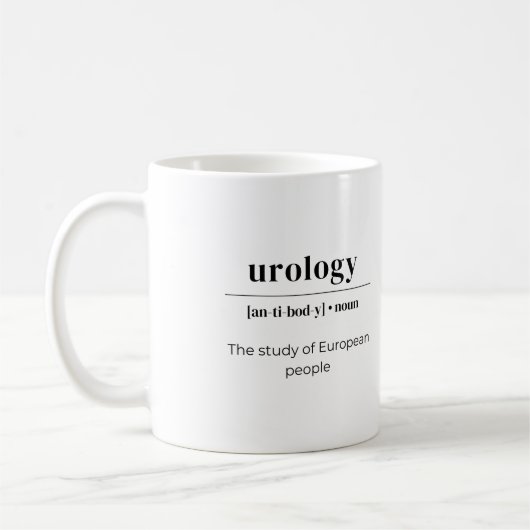 Urology Dictionary Definition Study Of European Kaffeetasse (Links)
