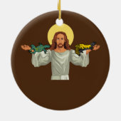 Uromastyx Reptile Spiny Taillik Lizard Gecko Mama Keramik Ornament (Hinten)