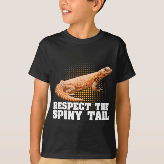 Uromastyx respektieren den spiny Schwanz Funny Pet T-Shirt (Vorderseite)