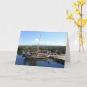 Uros-Inselboot Karte (Gelbe Blume)