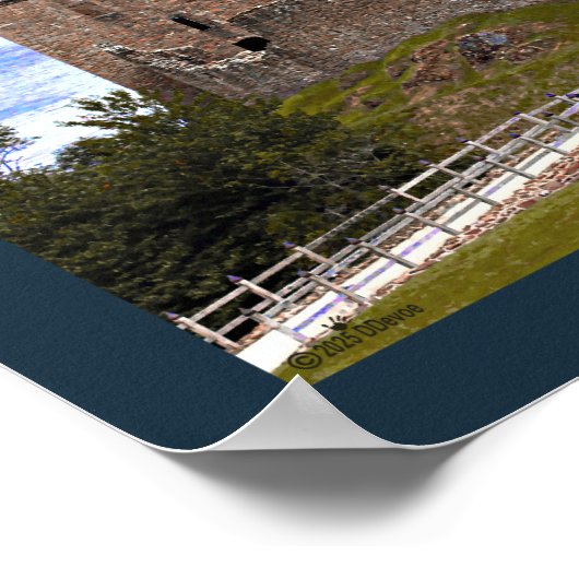 Urqhart Castle - Loch Ness Poster (Ecke)