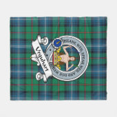 Urquhart Ancient Clan Abzeichen Tartan Kariert Fleecedecke (Vorderseite (Horizontal))