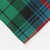 Urquhart Broad Red Alcient Kariert Fleecedecke (Ecke)