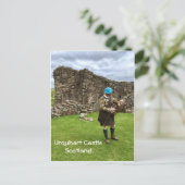 Urquhart Castle in Schottland, Jacobite Man in Kil Postkarte (Stehend Vorderseite)