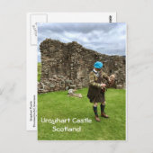 Urquhart Castle in Schottland, Jacobite Man in Kil Postkarte (Vorne/Hinten)