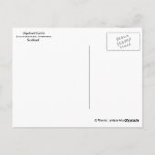 Urquhart Castle in Schottland, Jacobite Man in Kil Postkarte (Rückseite)