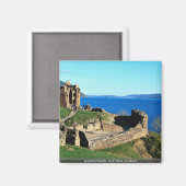 Urquhart Castle, Loch Ness, Schottland Magnet (Vorderseite/Rückseite)