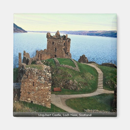 Urquhart Castle, Loch Ness, Schottland Magnet (Vorne)