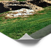 Urquhart Castle, Loch Ness, Schottland Poster (Ecke)