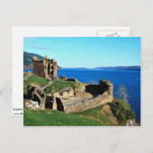 Urquhart Castle, Loch Ness, Schottland Postkarte (Vorne/Hinten)