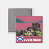 URQUHART CASTLE MAGNET (Vorderseite/Rückseite)