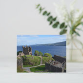 Urquhart Castle Ruins Postkarte (Stehend Vorderseite)