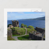 Urquhart Castle Ruins Postkarte (Vorne/Hinten)