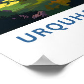 Urquhart Castle Scotland Travel Print Poster (Ecke)