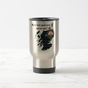 Urquhart Clan Abzeichen Travel Mug Reisebecher