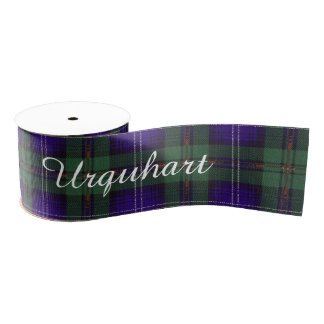 Urquhart Clan karierter schottischer Tartan Ripsband