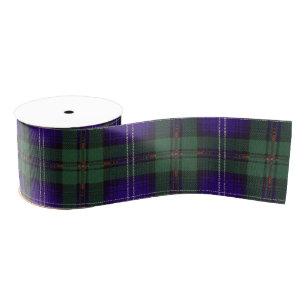 Urquhart Clan karierter schottischer Tartan Ripsband