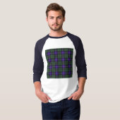 Urquhart Clan karierter schottischer Tartan T-Shirt (Vorne ganz)