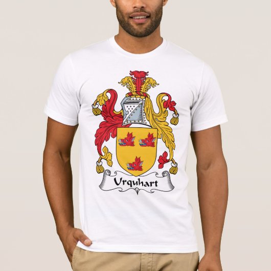 Urquhart Familienwappen T-Shirt (Vorderseite)