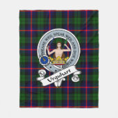 Urquhart Modern Clan Abzeichen Tartan Kariert Fleecedecke (Vorderseite)