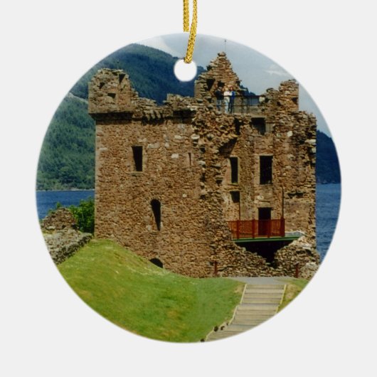 Urquhart Schloss - Scottish zieht sich Sammlung Keramik Ornament (Vorne)