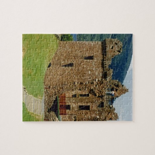 Urquhart Schloss - Scottish zieht sich Sammlung Puzzle (Horizontal)