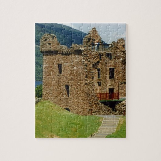 Urquhart Schloss - Scottish zieht sich Sammlung Puzzle (Vertikal)