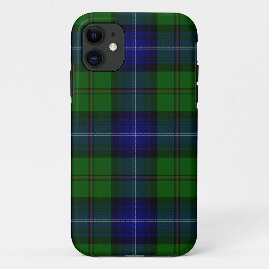 Urquhart tartan blue kariert Case-Mate iPhone hülle (Rückseite)