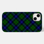 Urquhart tartan blue kariert Case-Mate iPhone hülle (Rückseite (Horizontal))