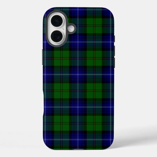 Urquhart tartan blue kariert Case-Mate iPhone hülle (Rückseite)