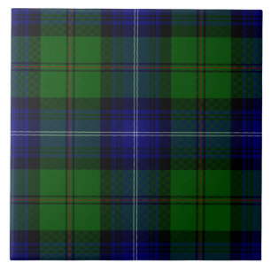 Urquhart tartan blue kariert fliese
